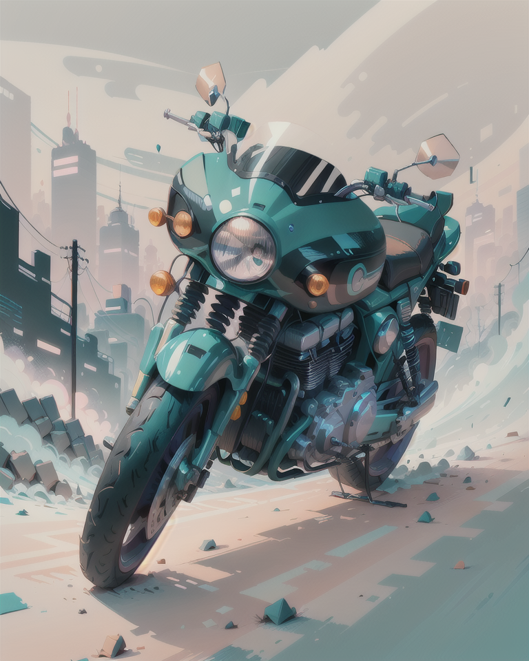 14917-2695216554-PastelVectorAi, a vintage motorcycle, flat vector art, cel shading.png